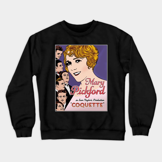 Mary Pickford - Coquette Crewneck Sweatshirt by ranxerox79